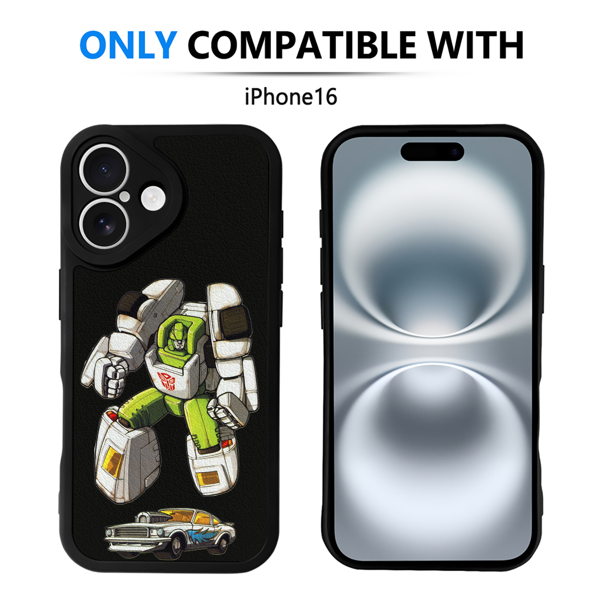 （画像用）  【iPhone 16シリーズ対応】シリコンスマホケース（レザー調） 材質：シリコン
